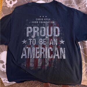 Navy 'Proud to Be an American' T-Shirt